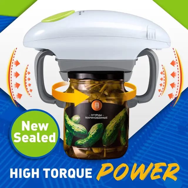 lectric Jar Opener is specifically designed for individuals with weak hands, seniors, and those living with arthritis. This automatic jar opener is a game-changer, providing a strong, tough, and easy one-touch solution for opening bottles and jars.