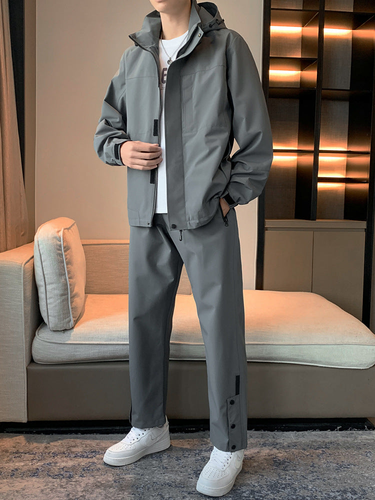Men's Spring Hooded Suit