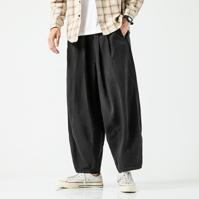 Men's Loose Cropped Pants