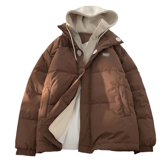 Men's Fashion Hooded Cotton Coat