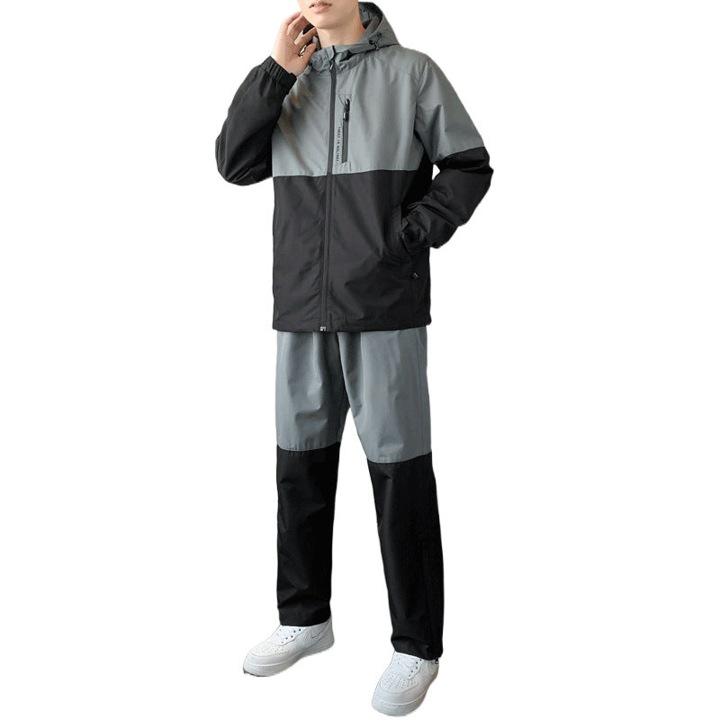 Men's Spring Hooded Suit