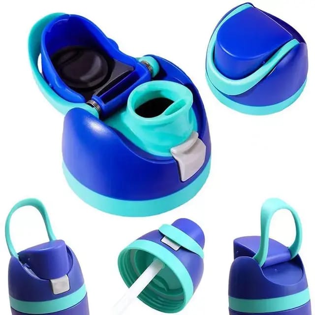 Portable 200z Powder Coated Thermos Flask Stainless Steel Double Wall Vacuum Insulated Water Bottles