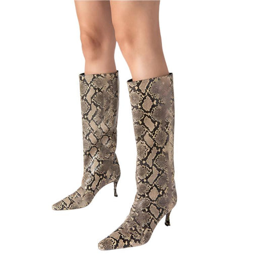 New Style Square Head Cowboy Boot Women