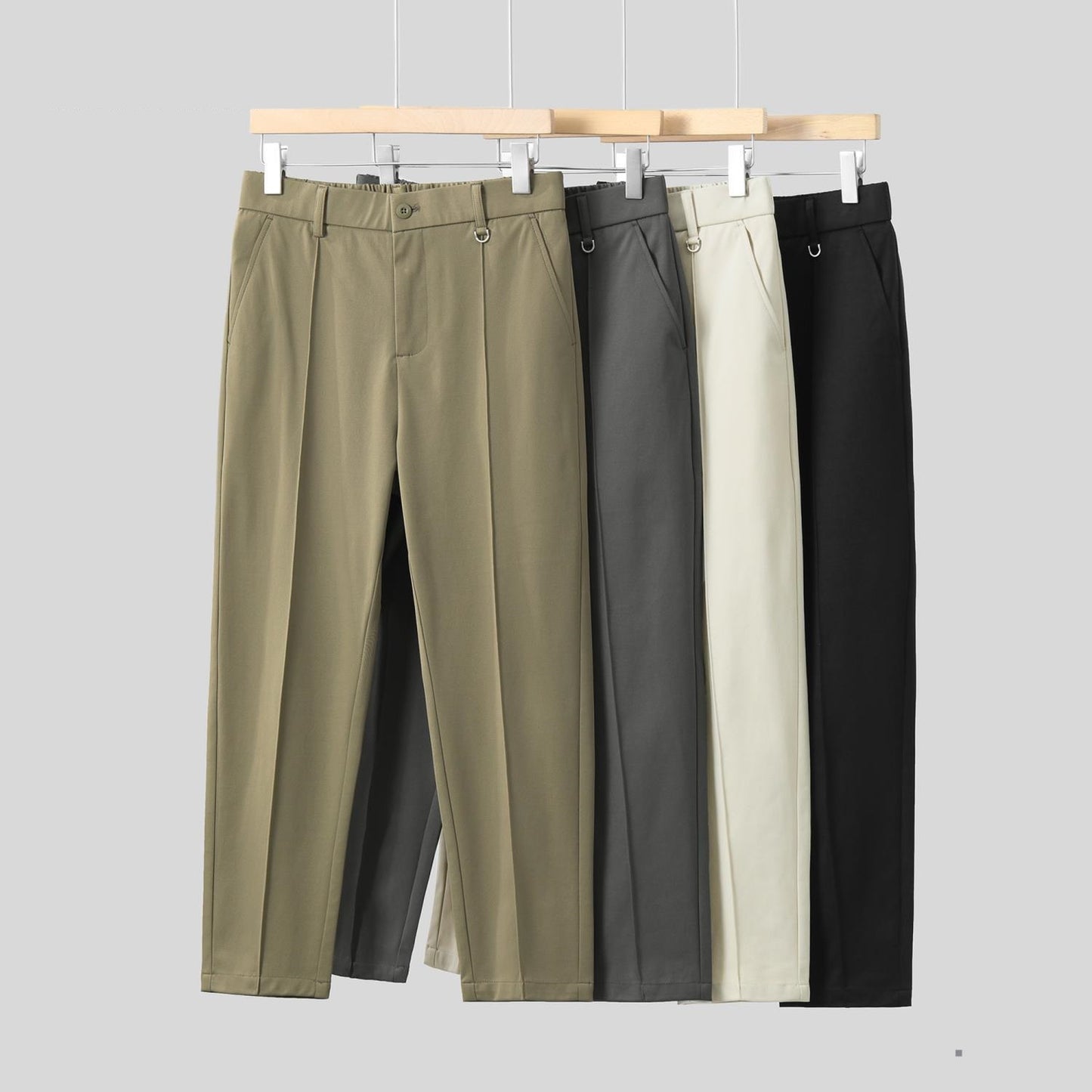 Ironing-free Simple Suit Pants Solid Color Luxury
