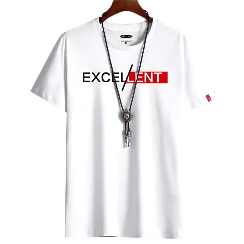 Cotton Summer Men's Short-sleeved T-shirt Bottoming Shirt Top Clothes For Men
