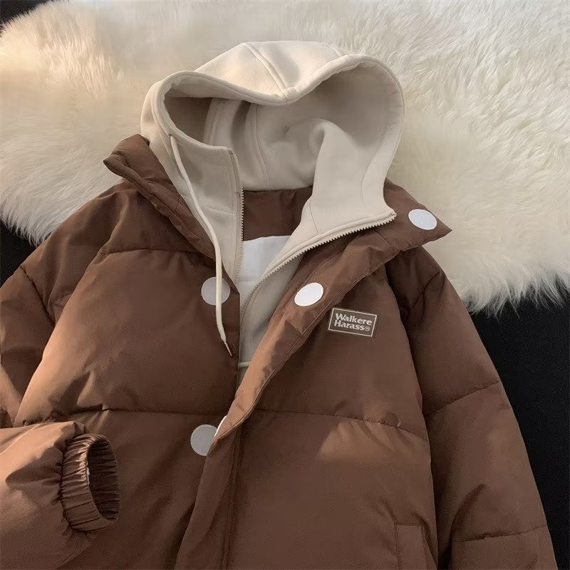 Men's Fashion Hooded Cotton Coat