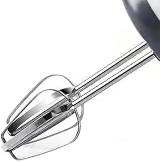 Multi-7 Speed Electric Hand Mixer with Stainless Steel Whisk, Beaters, Dough Sticks, Multiple Colors (Pink, 12.8 × 18 × 8.5 cm,) (1, Yellow)