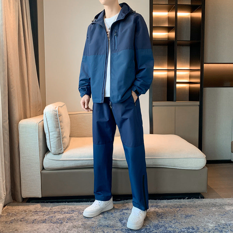 Men's Spring Hooded Suit