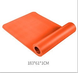 Nbr Yoga Mat Fitness Mat 10mm Thickened Widened For Beginners