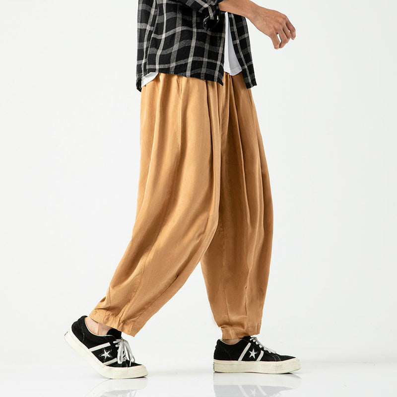 Men's Loose Cropped Pants