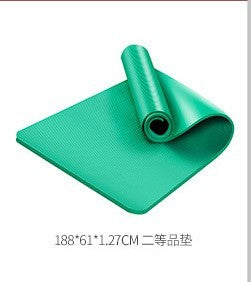 Nbr Yoga Mat Fitness Mat 10mm Thickened Widened For Beginners