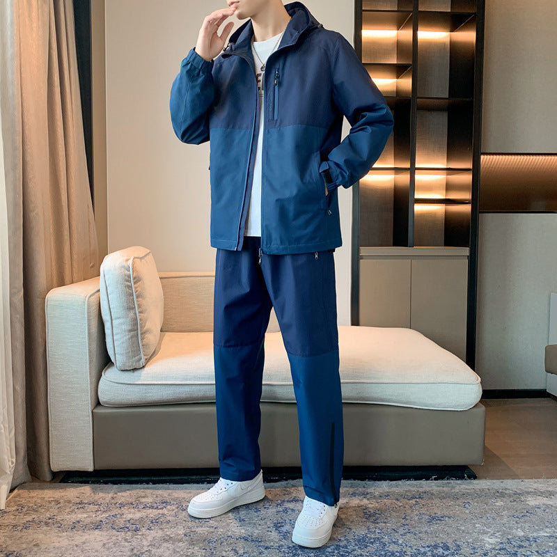 Men's Spring Hooded Suit