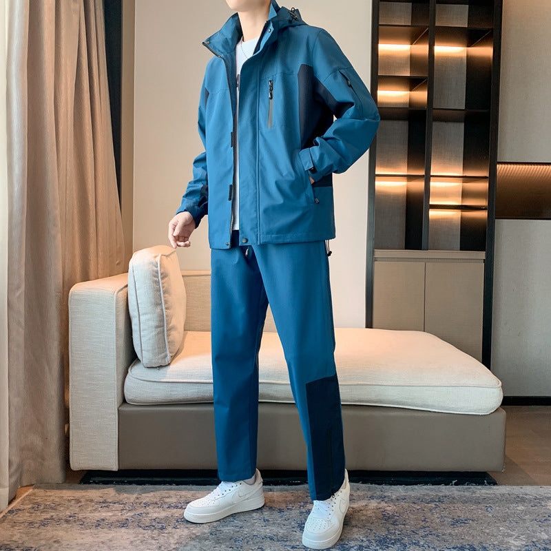 Men's Spring Hooded Suit