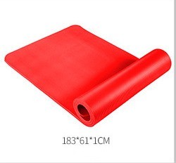 Nbr Yoga Mat Fitness Mat 10mm Thickened Widened For Beginners