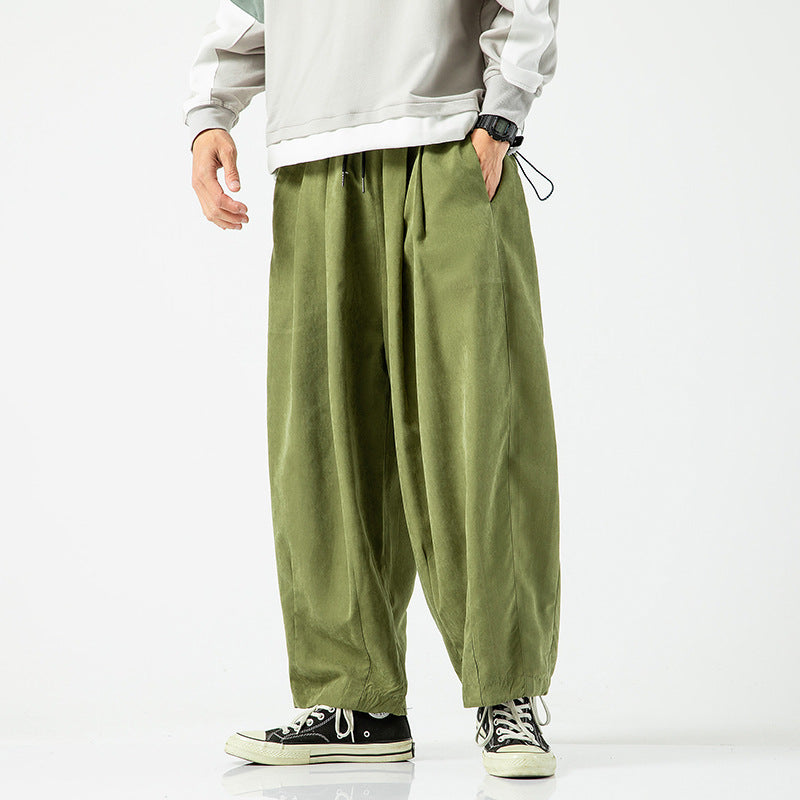 Men's Loose Cropped Pants