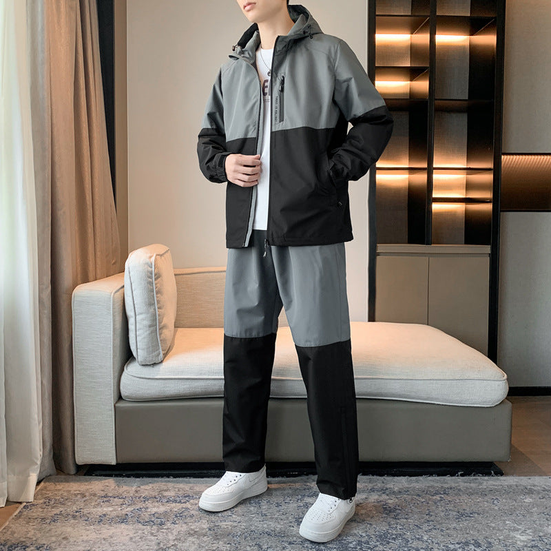 Men's Spring Hooded Suit