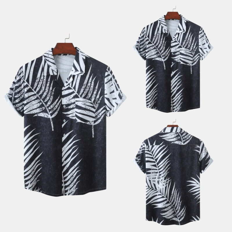 Men's Fashion Shirt Ice Silk