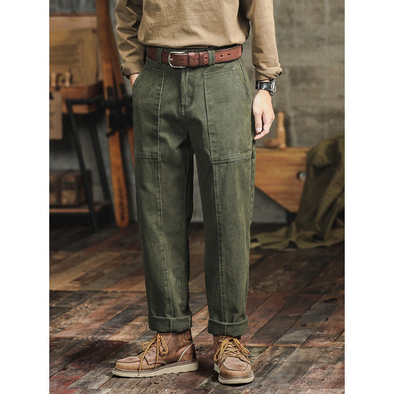 Men's Loose Straight Cargo Pants