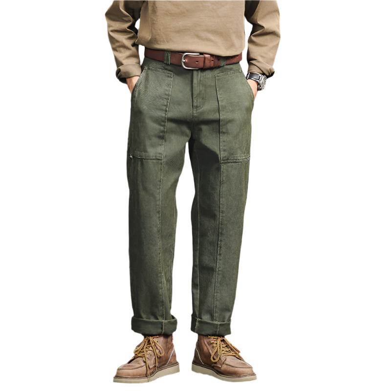 Men's Loose Straight Cargo Pants
