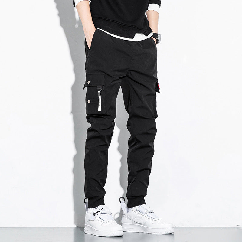 Men's Straight Cargo Pants thin
