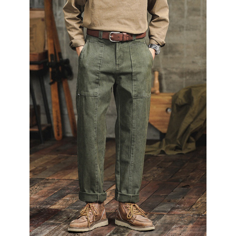 Men's Loose Straight Cargo Pants