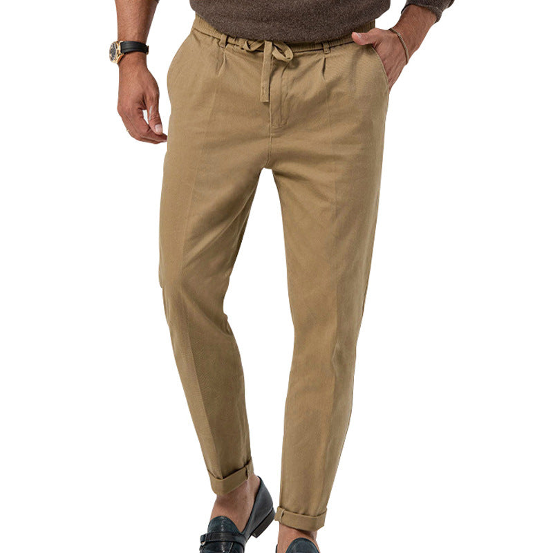 Pants Men's Solid Color Suit Pants
