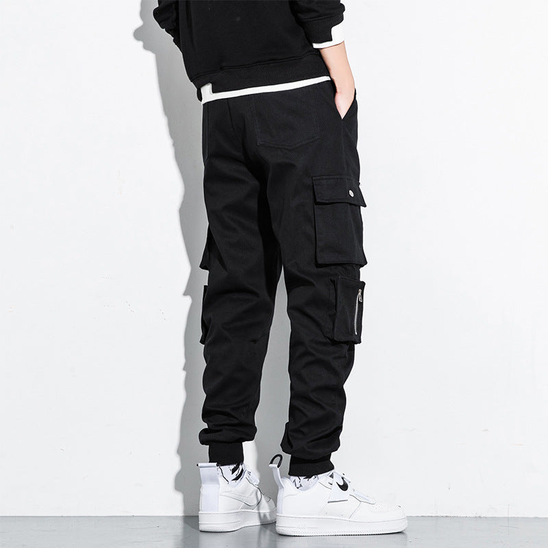 Men's Straight Cargo Pants thin