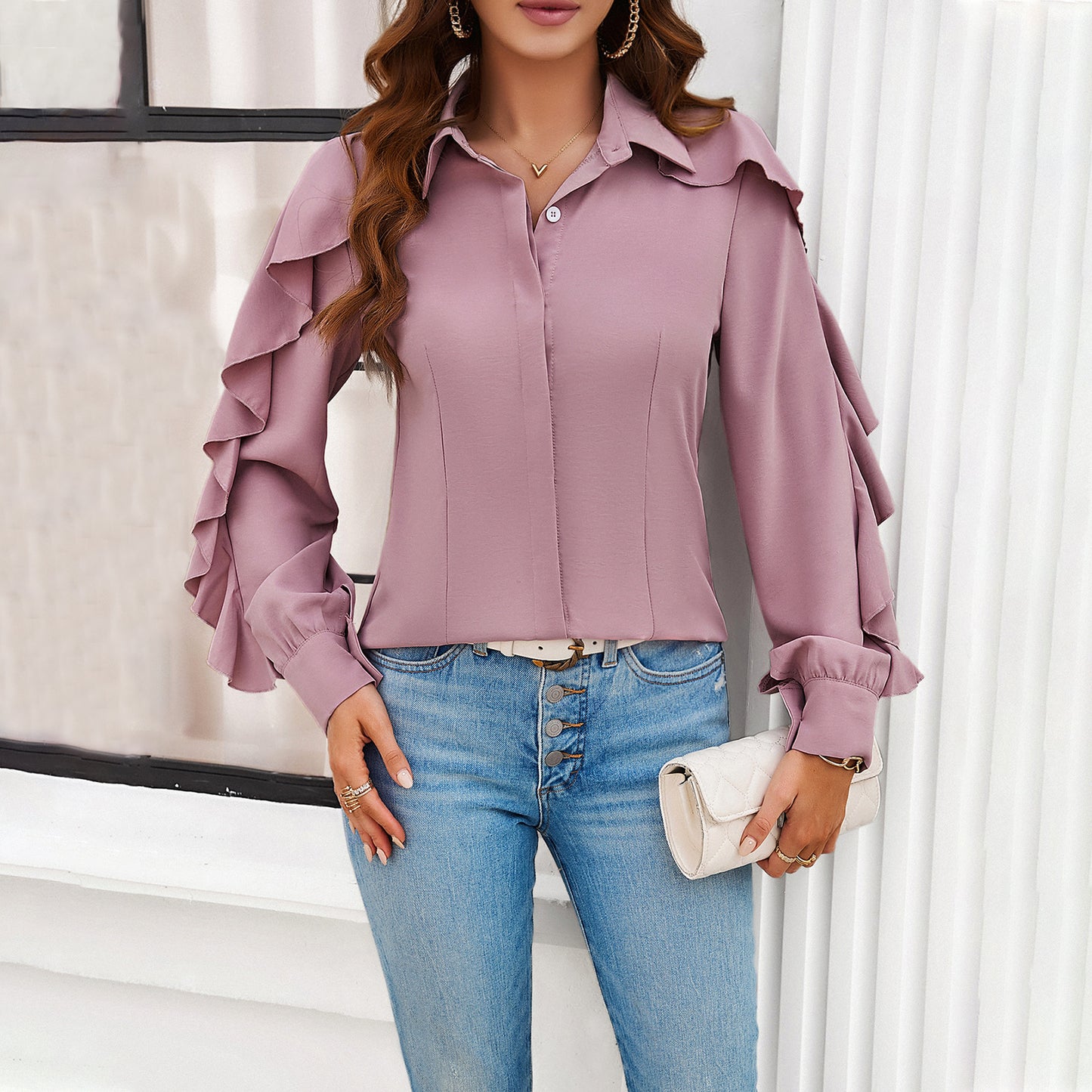 Spring And Summer Leisure Solid Color Dress