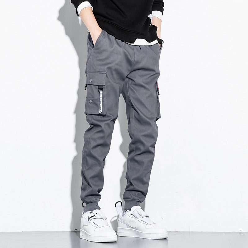 Men's Straight Cargo Pants thin