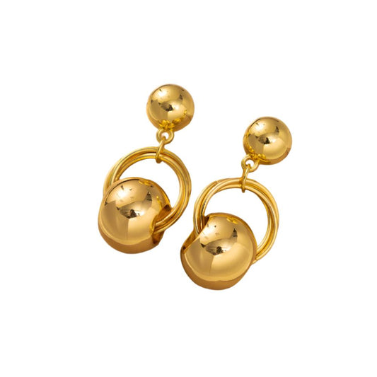 Simple All-match Women's Street Shot Earrings