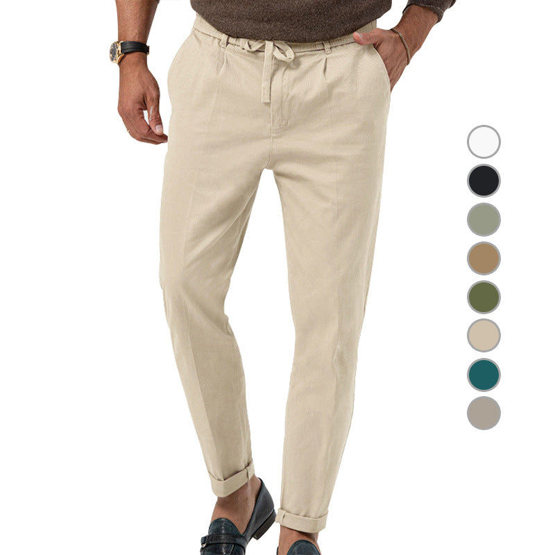 Pants Men's Solid Color Suit Pants