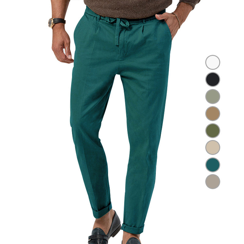 Pants Men's Solid Color Suit Pants