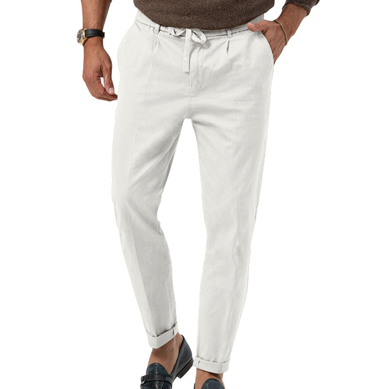 Pants Men's Solid Color Suit Pants