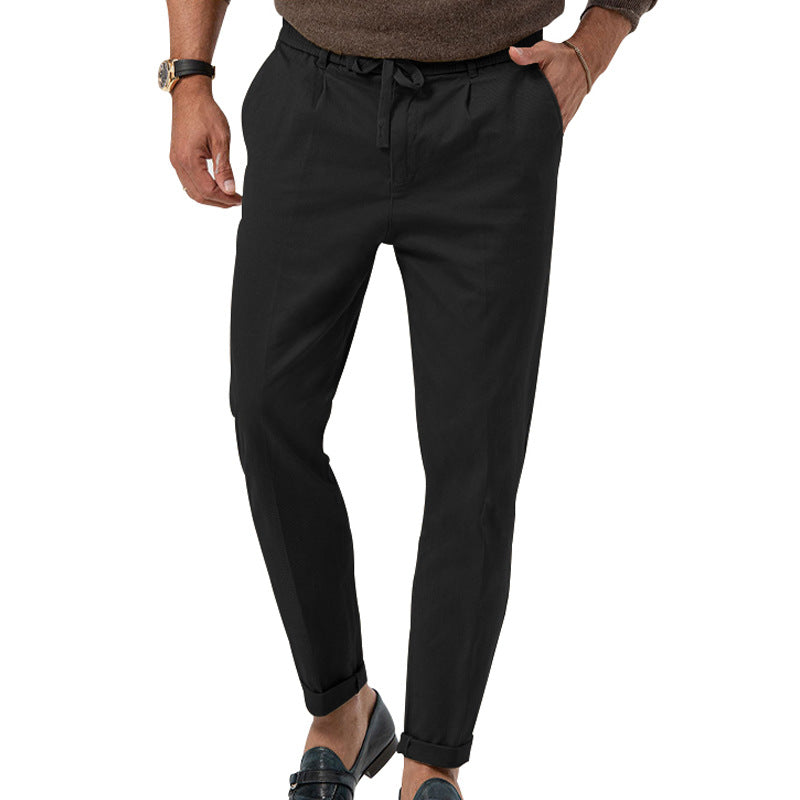 Pants Men's Solid Color Suit Pants