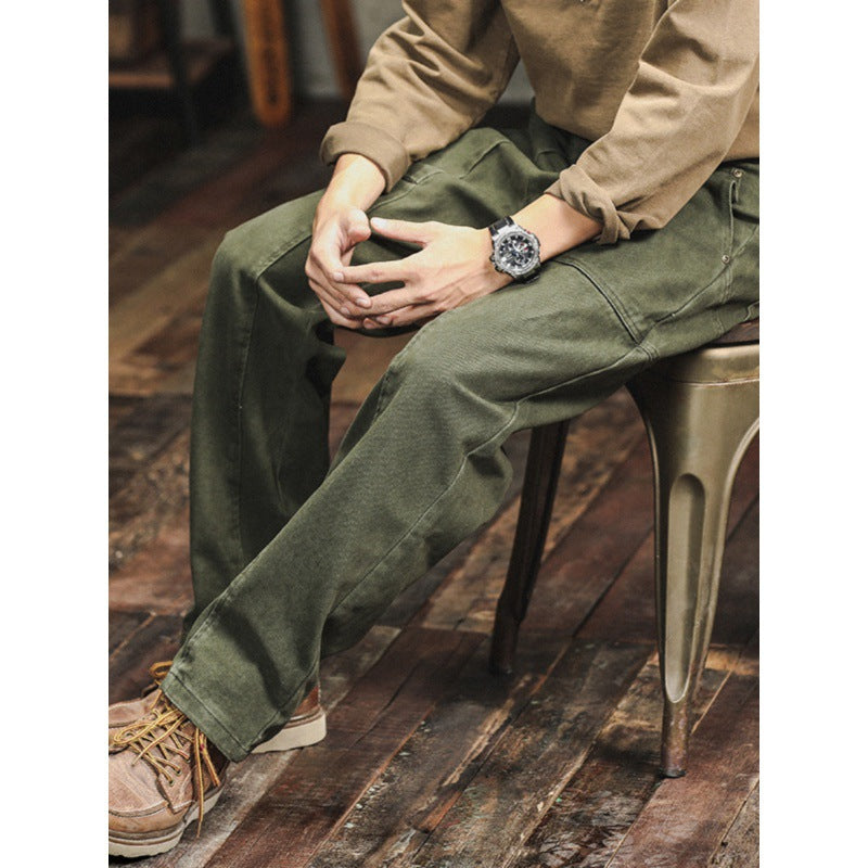 Men's Loose Straight Cargo Pants