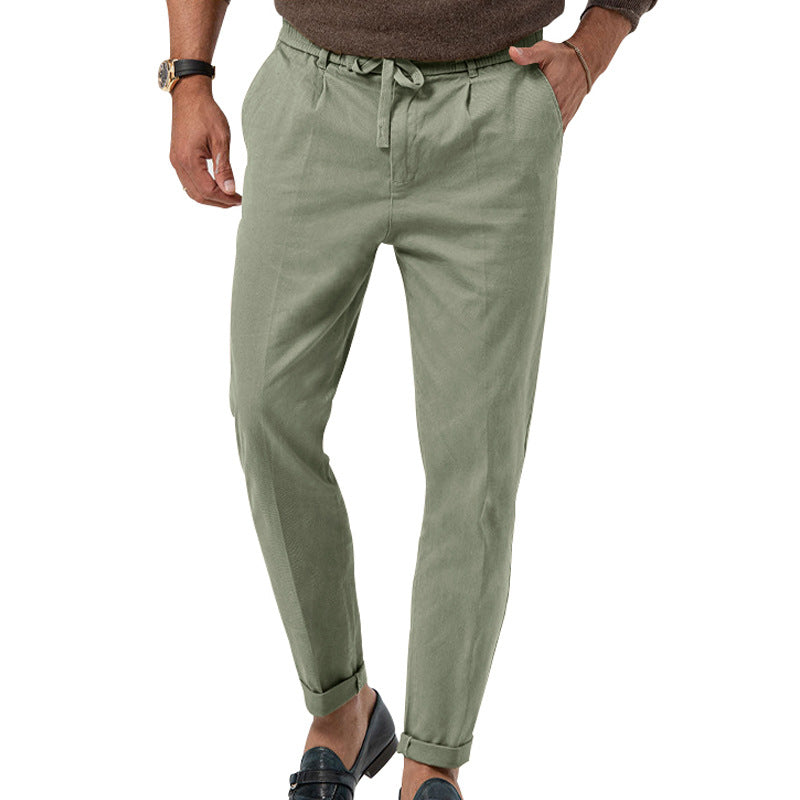 Pants Men's Solid Color Suit Pants