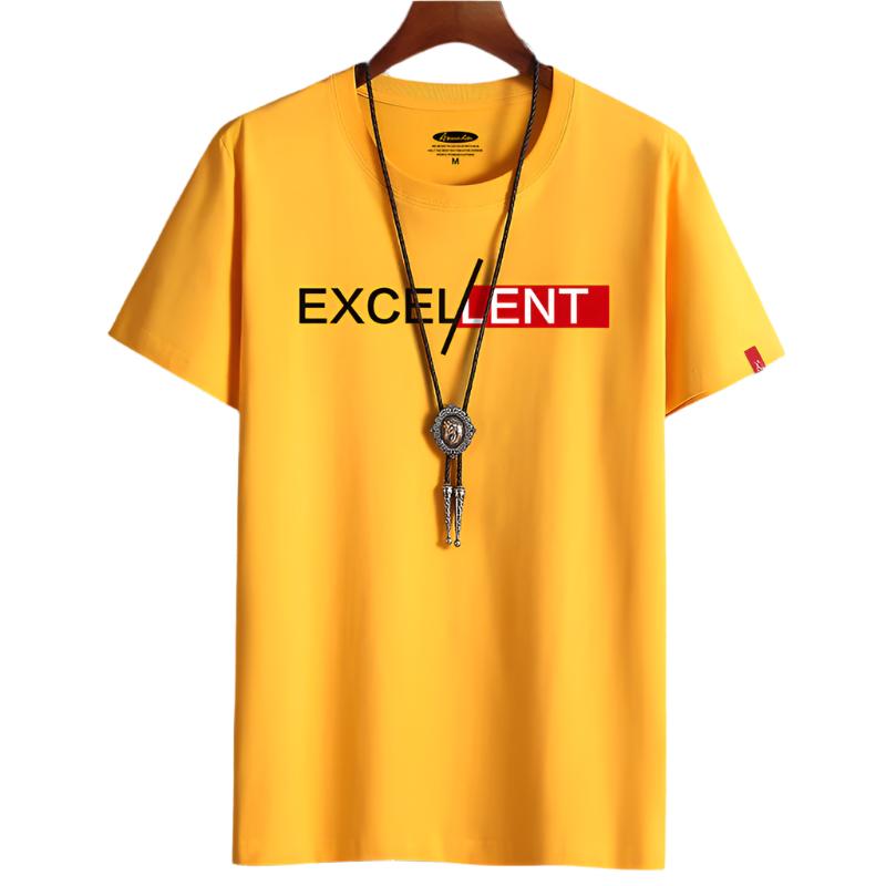Cotton Summer Men's Short-sleeved T-shirt Bottoming Shirt Top Clothes For Men