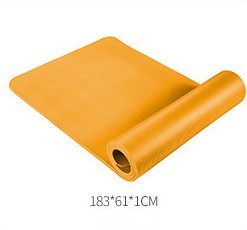 Nbr Yoga Mat Fitness Mat 10mm Thickened Widened For Beginners