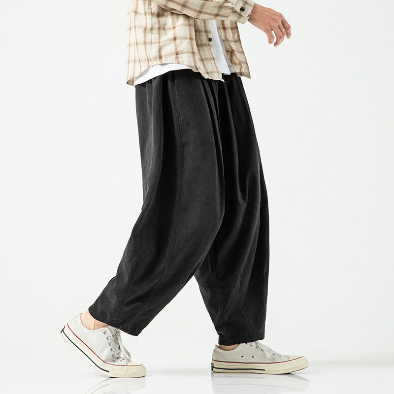 Men's Loose Cropped Pants