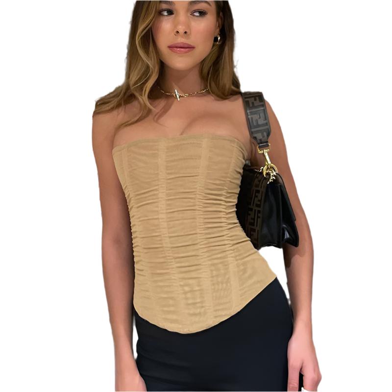 Skinny Top Women Summer Party Streetwear Chest