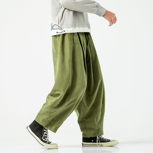 Men's Loose Cropped Pants