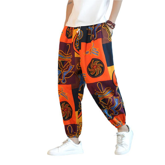 Men's Thin Breathable Cotton Pants