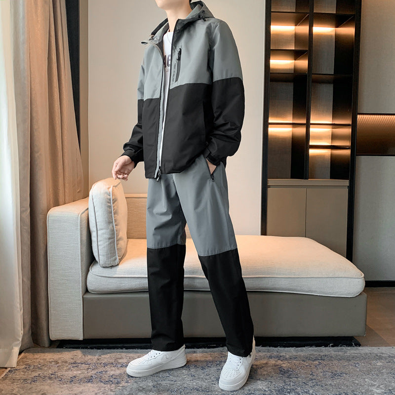 Men's Spring Hooded Suit