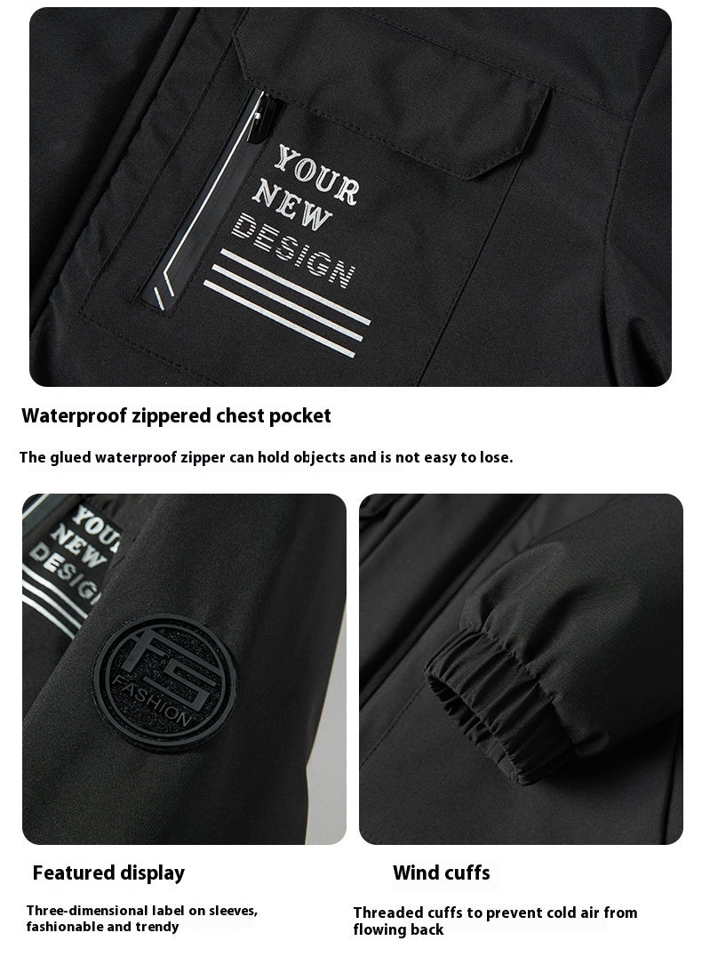 Cotton-padded Cotton-padded Coat Men's Thickened Jacket