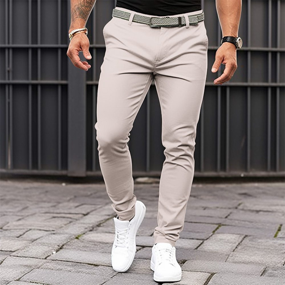 Men's Pure Color Tight Pocket Zipper