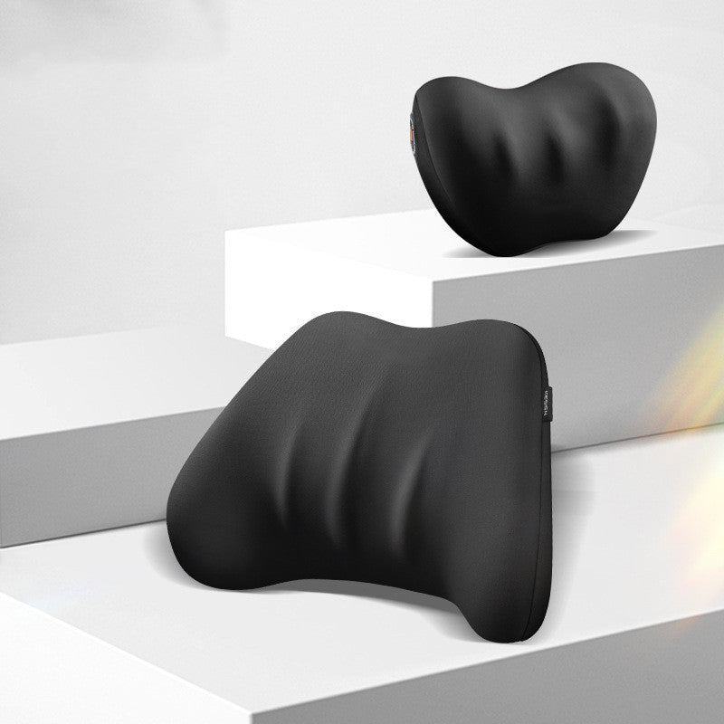 Car Memory Foam Headrest Lumbar Support