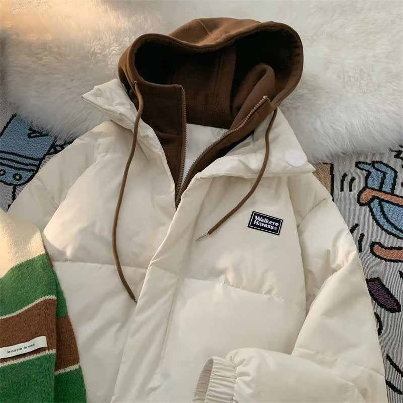 Men's Fashion Hooded Cotton Coat