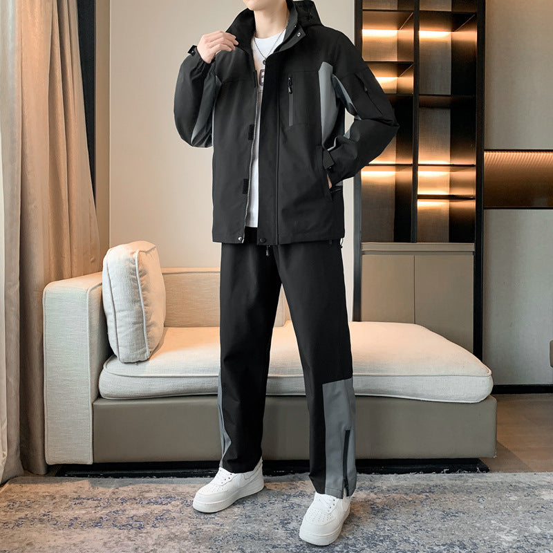 Men's Spring Hooded Suit