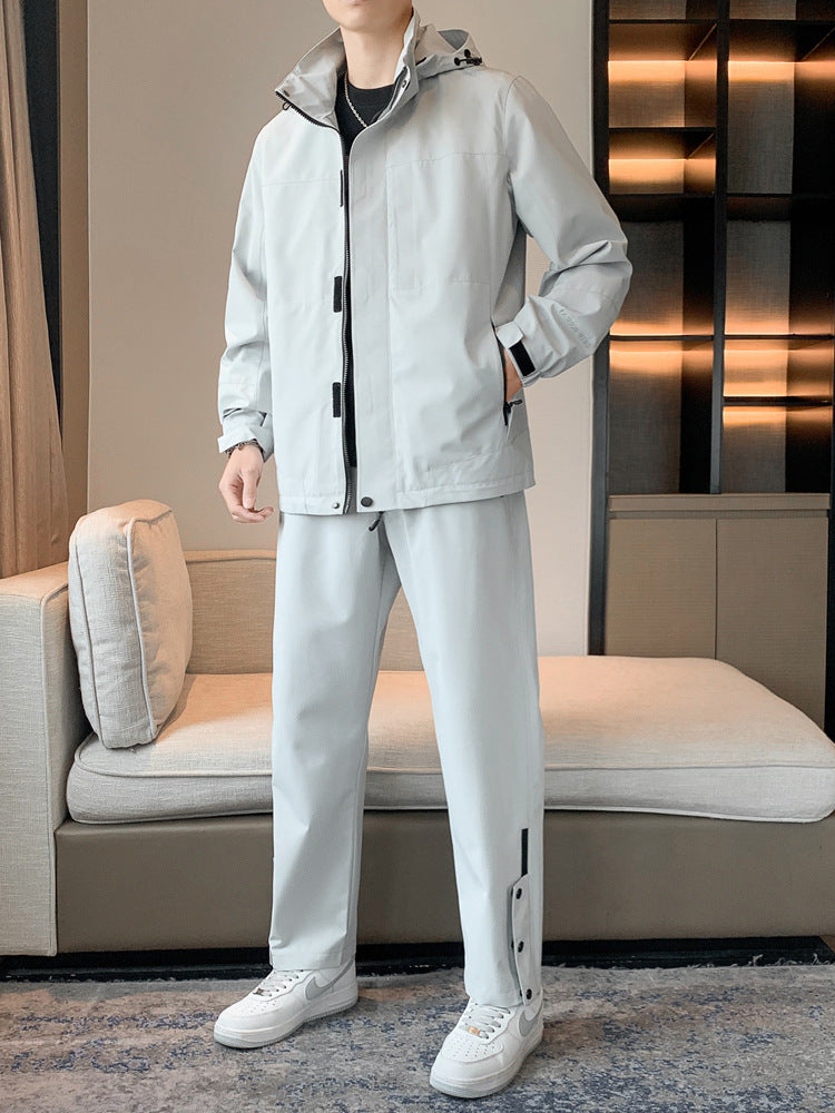 Men's Spring Hooded Suit