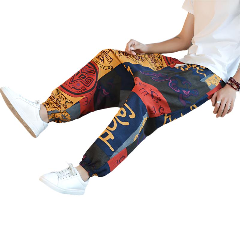 Men's Thin Breathable Cotton Pants